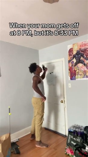 Pov: When your mom is late getting home
