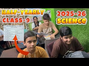 Set -2 Class-9 Science / Half Yearly Exam Question Paper Solve in Classroom