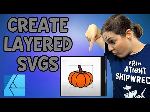 Create Layered SVGs in Affinity Designer - Create and Sell SVGs - Affinity Designer Tutorial