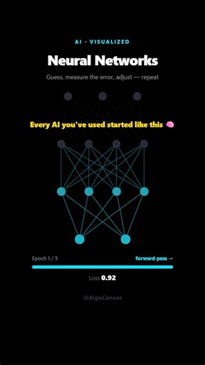 Watch a Neural Network Learn in Real Time 🧠