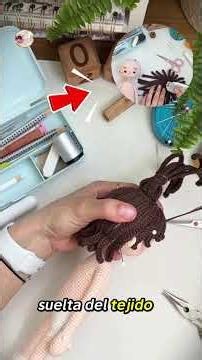 📌How to Attach Hair to Amigurumi Dolls So It Doesn't Fall Off | Lint Roller Hack for Crocheters