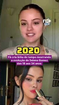 Fã cria linha do tempo mostrando a evolução de Selena Gomez dos 18 aos 34 anos