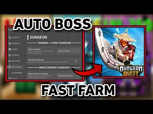 [NEW⚔️ ] Dungeon Quest Script | Auto Farm Goliath, Auto Farm All Dungeons & MORE!