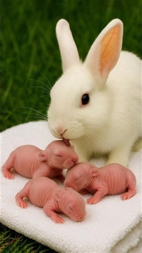 Cute Rabbit BABIES... Baby Rabbit Growing UP Day By Day #rabbit #cute #animals