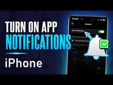 How to Turn ON App Notifications on iPhone (iOS)