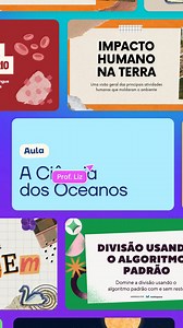Os slides preferidos da turma vão ser os seus. Edite modelos no Canva Educação e faça bonito na sua aula. | Canva