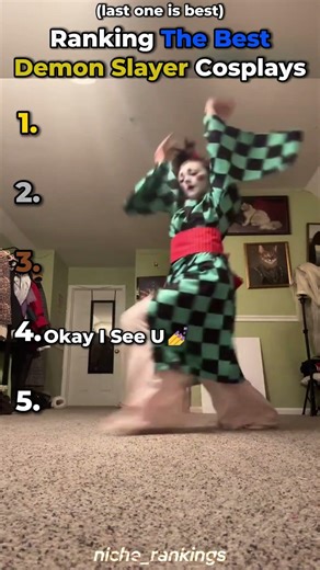 Ranking The Best Demon Slayer Cosplays #ranked #anime #demonslayer #kny #cosplay #viral #shorts