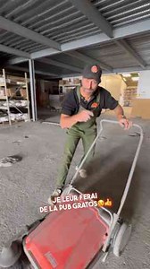 Une balayeuse automatique mecanique