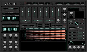 Zenith powerful MIDI controller and sequencer plugin by Audiaire
