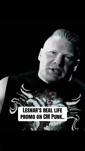 Brock Lesnar's Real-Life Promo Featuring CM Punk