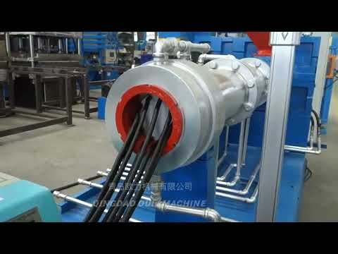 Rubber extruder machine