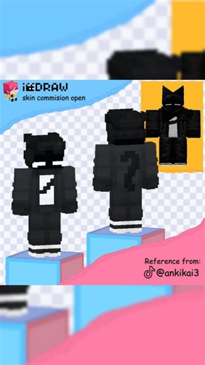 minecraft skin commision open✨✨✨ #foryou #minecraft #art #artcommissions