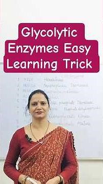 Glycolytic Enzymes//Easy Learning Trick