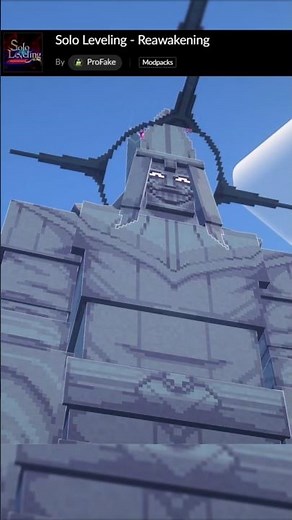 This is the BEST SOLO LEVELING mod for MINECRAFT! - Cromta's Solo Leveling #minecraft