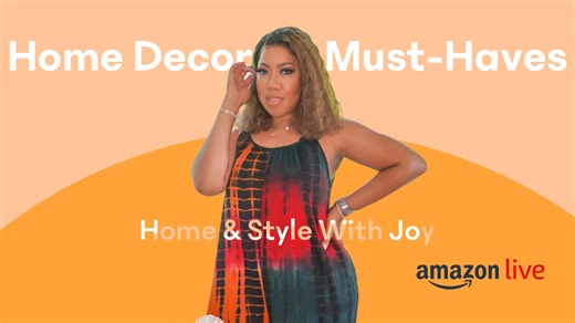 Watch Decor Must Haves on Amazon Live