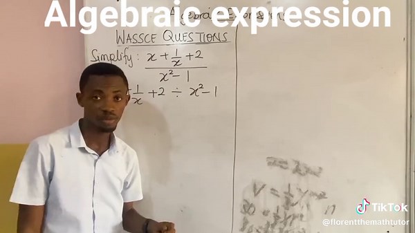 Understanding Algebraic Expressions with Florence the Tutor