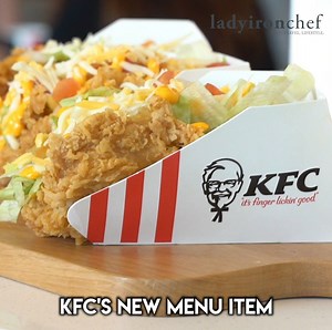 84K views · 181 reactions | Let's taco 'bout KFC's latest creation ft. tacos with fried chicken shells. https://www.ladyironchef.com/2020/02/kfc-kentaco/ | Ladyironchef | Facebook