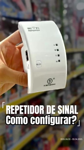 Você está com problemas de sinal Wi-Fi em casa ou no escritório? Nesse Reels, vamos mostrar como configurar nosso repetidor de sinal Wi-Fi para ampliar a cobertura da sua rede! . . . . . #Wi-Fi #RepetidorDeSinal #Rede #Conexão #Tecnologia