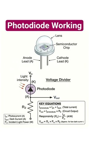 Photodiode sensor working principle and use case
