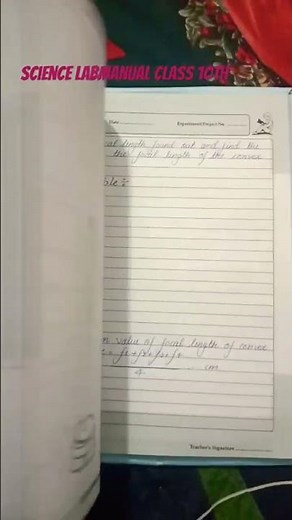 Science Lab manual class 10th #2024 -2025