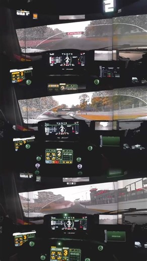 POV: Surviving Brands Hatch in the Rain 🌧️🏎️Ferrati 296 GT3