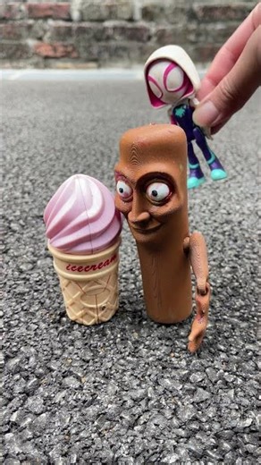 Ice Cream with me, Satisfying with Unboxing Spider Girl Fun Toys Videos #shorts #funny #toys