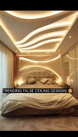 MOVE WITH TREND⚡ Elevate your Interiors with stunning Pop False Ceiling with False ceiling Experts😄.