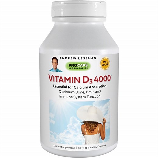 Shop Vitamin D3 4000™ by Andrew Lessman at ProCaps Labs