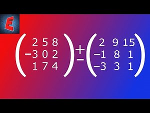SUMA y RESTA de matrices 3x3 | Ejercicio #2