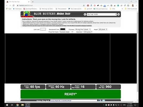 TestUFO Blur Trail test