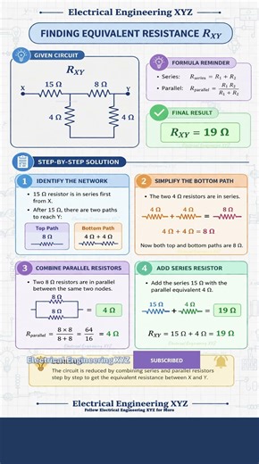 Equivalent Resistance Circuit Problem 86 Solved - Easy Shortcut Trick! #EquivalentResistance