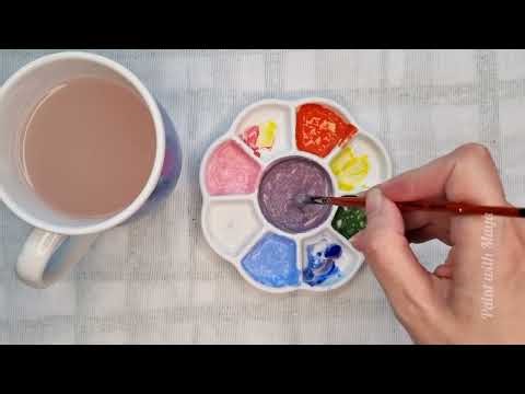 Color Mixing Essentials: Easy Techniques mixing colors 🎨 acrylic painting for beginners
