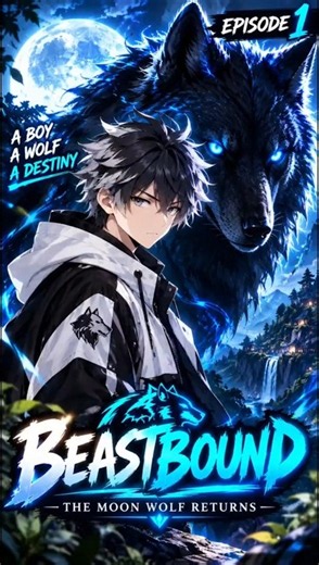 Boy and the Moon wolf 🐺