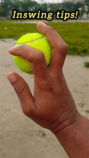 How to inswing the ball #tipsandtricks #sports