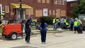 Hundreds show up to help cleanup explosion aftermath