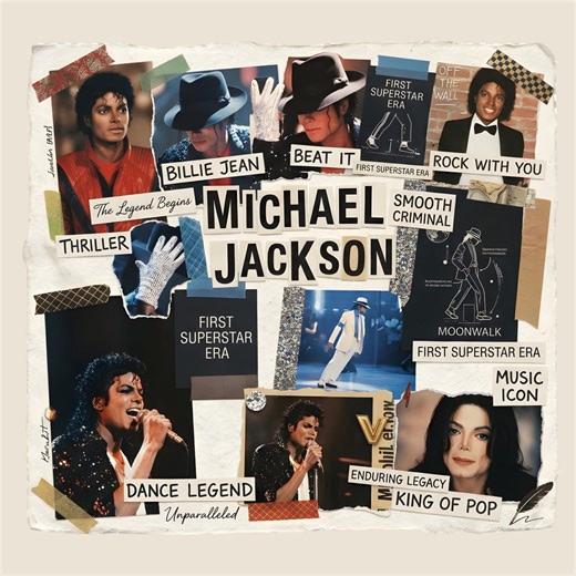 Michael Jackson Life Stages Collage PNG | King of Pop Glove Portrait (digital Download) - Etsy