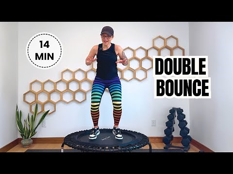Low Impact Leg Strength Rebounder Workout for Beginners | Double Bounce