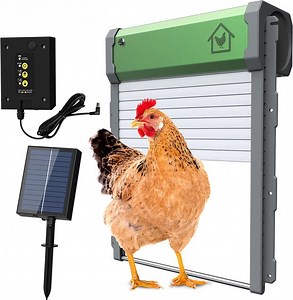 Mylucinda® - Porte Poulailler Automatique à Énergie Solaire - Porte Poulailler en... | bol