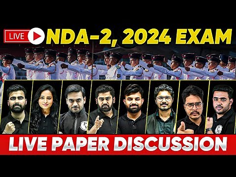 NDA-2, 2024 Exam Analysis 🔥🔥 | 🔴 Live Paper Discussion