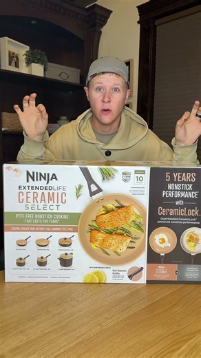 Ninja 10 piece cooking set - ceramic cooking #ninjakitchen #ninjacookset #giftideaa #cookset
