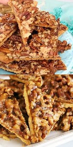 Sea Salted Cinnamon Graham Cracker Pralines! *Recipe in Comments* | Melissa's Southern Style Kitchen