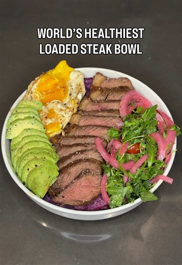 World's Healthiest Loaded Steak Bowl Recipe