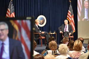 Hoover Institution Research Fellow and former Reagan speechwriter Peter Robinson sits down at the Ronald Reagan Presidential Library in Simi Valley, CA, for a special conversation on President Reagan’s June 12, 1987 “Tear Down This Wall” speech on its 30th anniversary. In a special edition of Uncommon Knowledge, Pat Sajak interviews Peter to discuss the speech including the process of writing it and how it was ultimately delivered on June 12, 1987. http://hvr.co/2xtkeaH | Hoover Institution