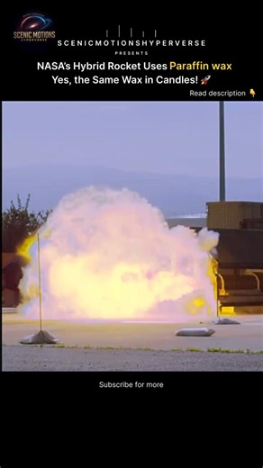 NASA’s Hybrid Rocket Runs on Paraffin Wax?! 🚀 You Won’t Believe This!