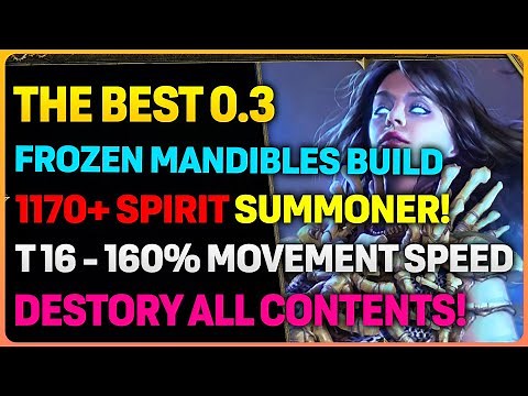 MOST POWERFUL Frozen Mandibles Summoner Build In 0.3 POE 2! | The FINAL Version!