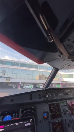 Cockpit visit at tenerife#travel #aviation #spain #tenerife #fyp
