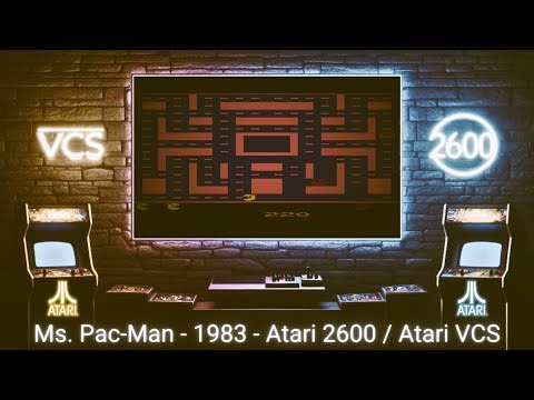 Ms. Pac-Man - 1983 - Atari 2600 ( Atari VCS )