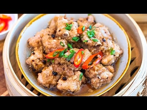 Cantonese Ribs with Black Bean Sauce Recipe (Dim Sum Style)