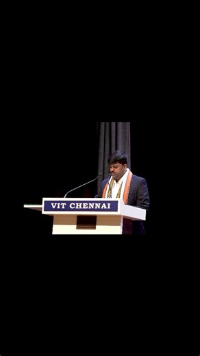 VIT Chennai on Instagram: ""From humble beginnings to international impact." An inspiring story of resilience and transformation shared by Mr. Anjineyulu Chagaleti, Data Protection Manager, Experian Services India Pvt. Ltd., Hyderabad, during the Freshers’ Induction 2025 – Forenoon Session at VIT Chennai. As a proud VIT alumnus, he spoke about his remarkable journey that embodies: 🔹 Grit 🔹 Transformative learning 🔹 Unwavering faith in people and process His message ignited hope and ambition a