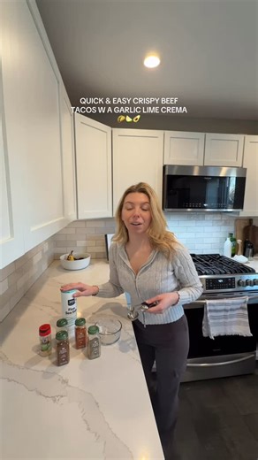 Karli Schiller | This was soooo good & one of our go tos 🫶🏻 full recipe on my substack 🌮🍋‍🟩🥑 #crispytacos #easydinner #dinnerideas #quickrecipes | Instagram